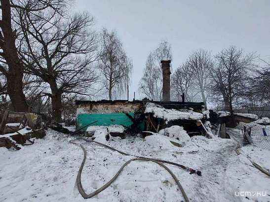 В Орловском районе в своем доме заживо сгорел мужчина. СК проводит проверку