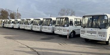 Орловской области передали 25 новых автобусов
