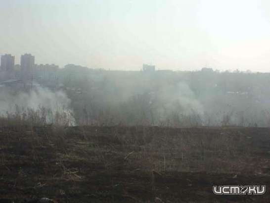 На Орловщине участились случаи возгорания сухой травы