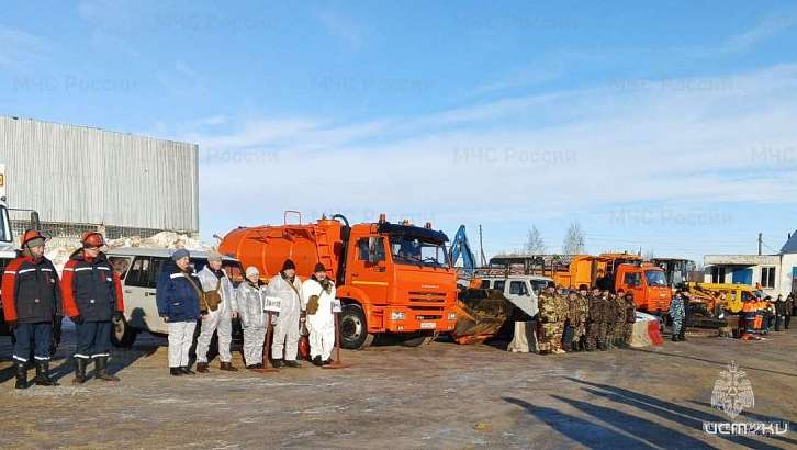 В Малоархангельском районе прошел смотр готовности аварийно-спасательных формирований к прохождению половодья