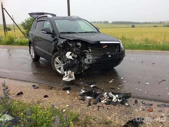 В Орловской области из-за дождя столкнулись два автомобиля