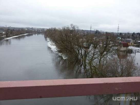 Уровень воды в орловских реках медленно идет на спад