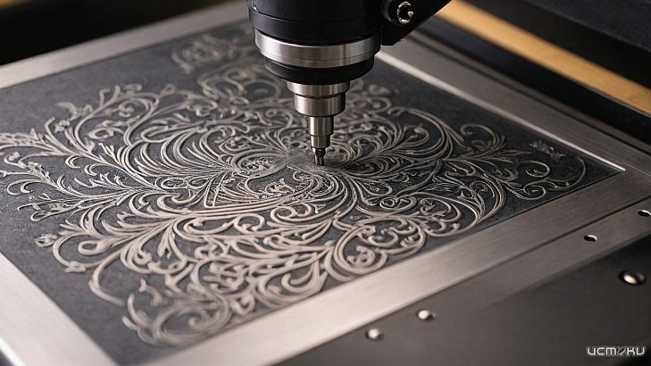 Графическая гравировка с помощью профессионального оборудования