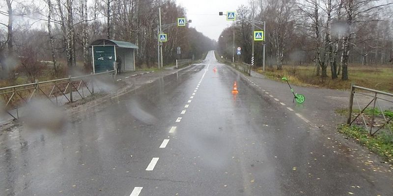 Нарушила ПДД: в Хотынецком районе Орловщины иномарка сбила женщину Нарушила ПДД: в Хотынецком районе Орловщины иномарка сбила женщину