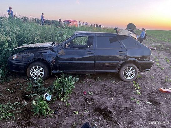 На Орловщине с трассы в кювет улетела «Лада». Водитель погиб