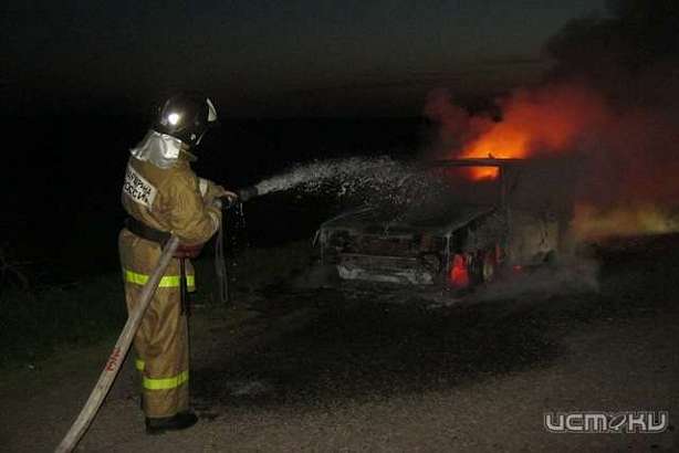 В Орловском районе сгорел «ВАЗ»