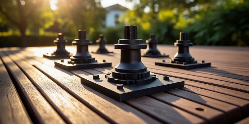 Регулируемые опоры для лаг под доску ДПК: разбираемся в особенностях