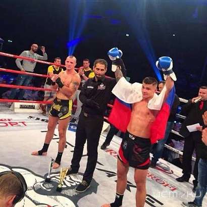 Орловский кикбоксёр Владислав Туйнов одержал очередную победу