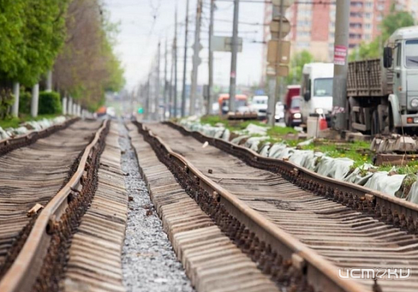 Работы по восстановлению трамвайных путей в Орле потребуют не одной недели