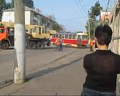 Сошел с рельсов и врезался в стену: подробности ЧП с трамваем в Орле