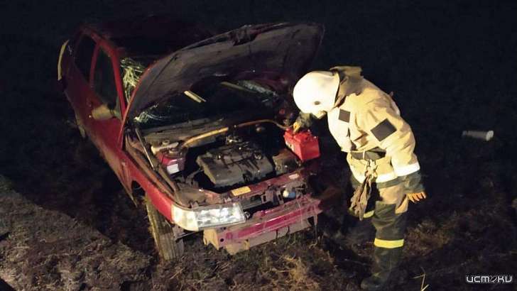 Водитель без прав устроил ДТП на ночной трассе под Ливнами