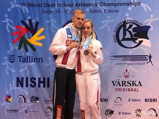 Орловчане выиграли три медали на ЧМ среди легкоатлетов с нарушением слуха