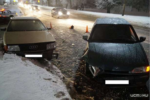 В Орле мужчина на иномарке отправил на больничную койку водителя ВАЗа