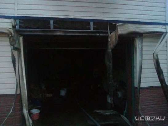 В Орле на выходных горел гараж