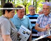 В Орле на ул. Комсомольской в сквере Ветеранов начали вырубать деревья- жители протестуют, новый автобус МУП "ТТП" задымился во время движения, а в те...