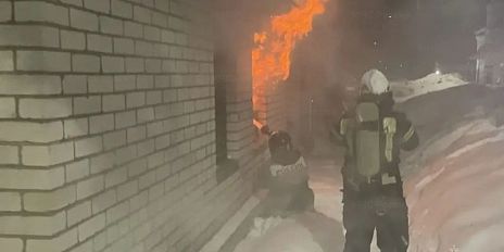 Во Мценске в пожаре погиб человек