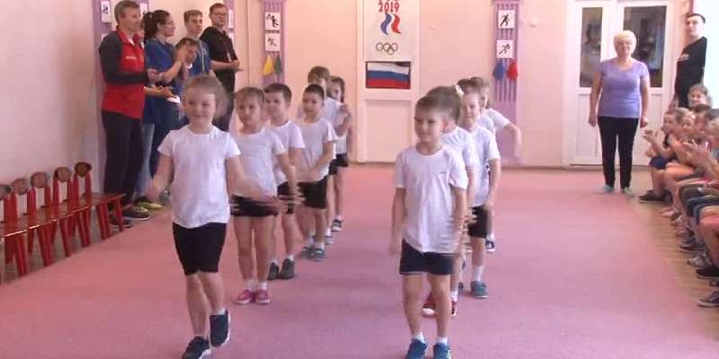 Детсадовцы приняли участие в фестивале «Дошкольники сдают ГТО»