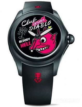 Бренд Corum выставил часы Bubble на выставке современного искусства в Майами