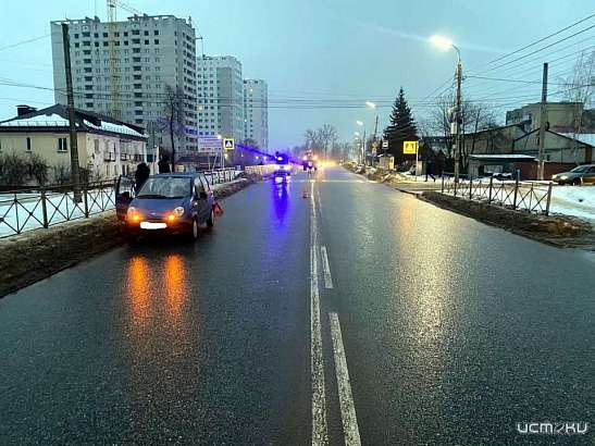 Переходила в зоне видимости «зебры»: в Орле Daewoo Matiz сбил женщину