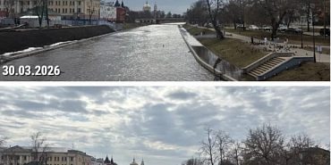 Уровень воды в орловских водоемах начал постепенно снижаться