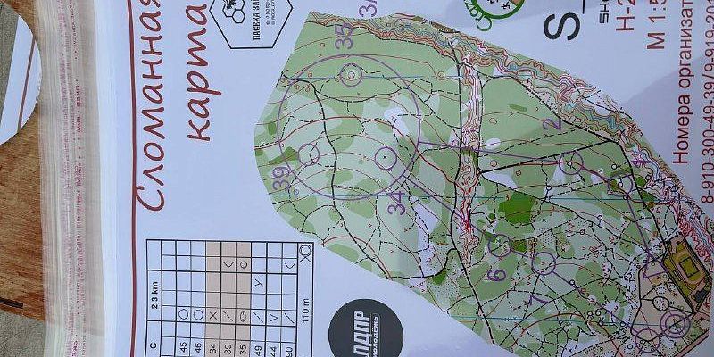 «Сломанная карта». Орловские ориентировщики оттачивают свои навыки на оригинальных дистанциях