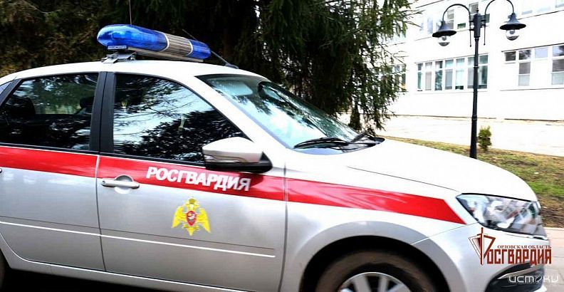 В Орле росгвардейцы задержали агрессивного посетителя кафе