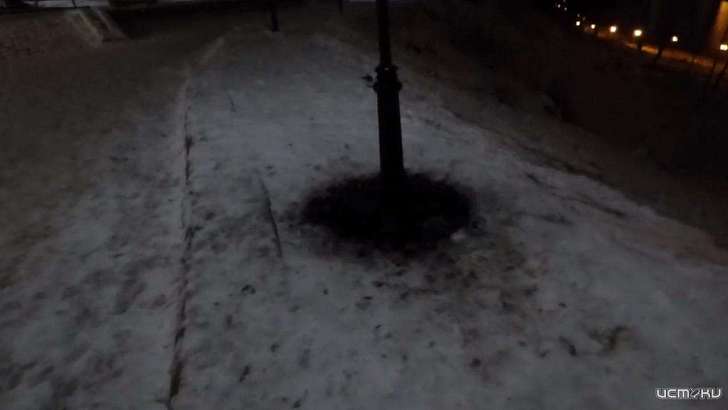 Народный корреспондент предупредил орловчан об опасных фонарях