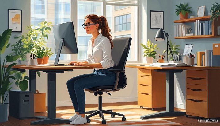 Эргономика рабочего места: как столы с регулировкой высоты влияют на здоровье и продуктивность