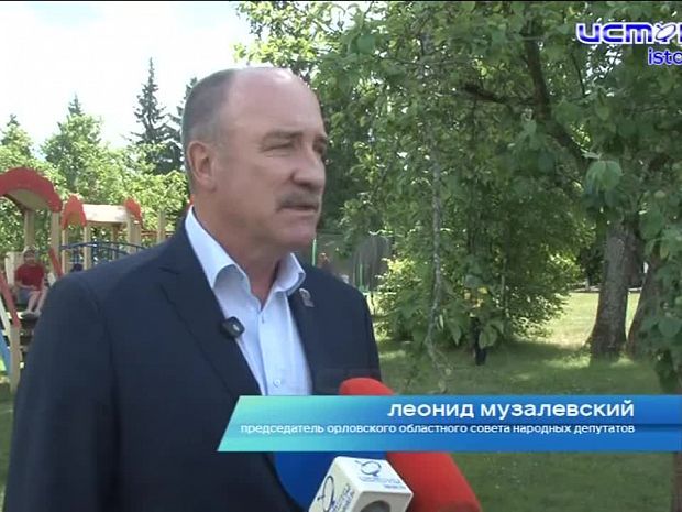 Областные депутаты приехали в гости в детский санаторий и оздоровительный лагерь "Орловчанка"