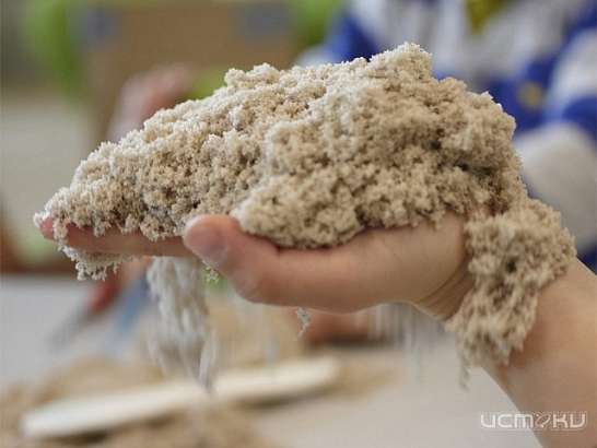 Кинетический песок и его особенности