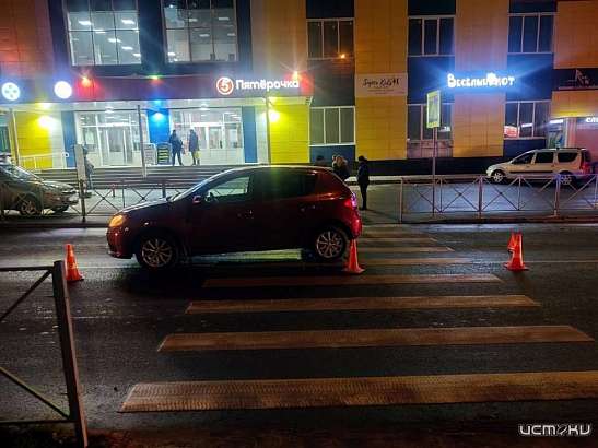 В Орле на пешеходном переходе водитель сбила ребенка