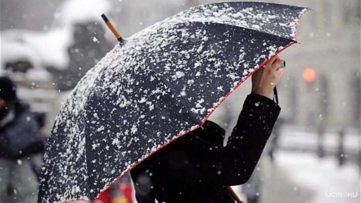 Легкий мороз и дождь со снегом ждёт орловчан в понедельник