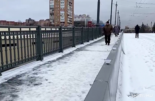 Красный мост в Орле официально открыли для пешеходов