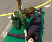 Открытие военно-патриотической игры "Зарница"