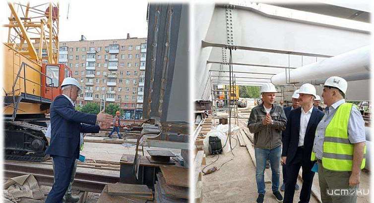 В Орле продолжают ремонтировать Красный мост