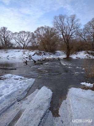 В Орловской области затопило еще один мост