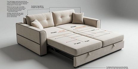 Виды механизмов трансформации: как выбрать идеальный диван-кровать