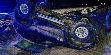 В Орловской области в ДТП с опрокидыванием автомобиля пострадал пассажир