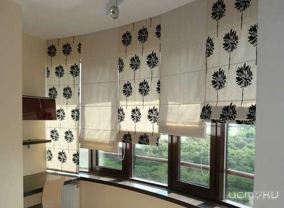 Пошив штор для кухни