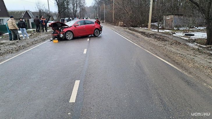 На Орловщине двое молодых людей на «OPEL» попали в серьезное ДТП