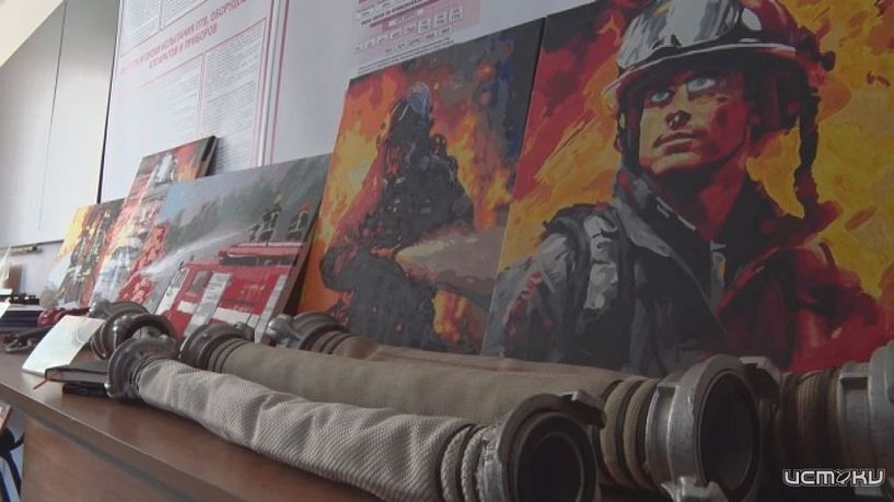 Областной этап ежегодного конкурса детского творчества прошёл на днях в первой пожарноспасательной части 