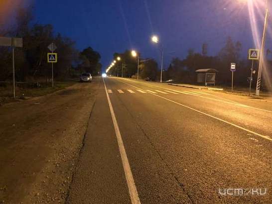 В Орловской области на зебре пешехода сбил КамАЗ