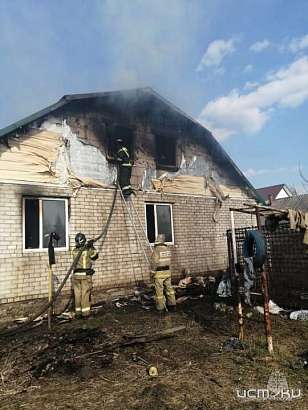 В Ливнах из горящего дома чудом выбрался ребёнок