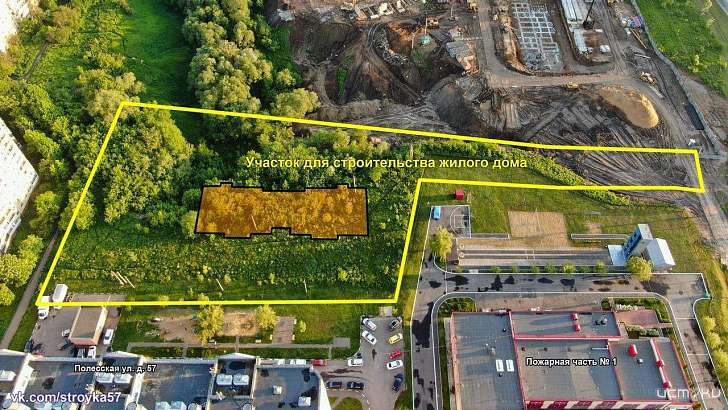 На улице Полесской в Орле вырастет еще одна многоэтажка