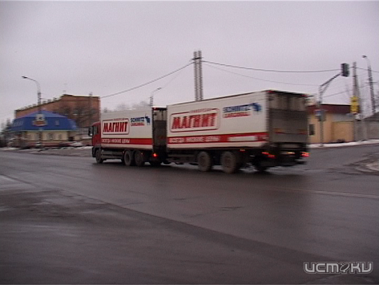 Большие пробки из-за больших машин 