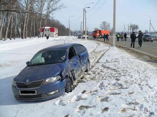 На Орловщине столкнулись КАМАЗ и «легковушка»