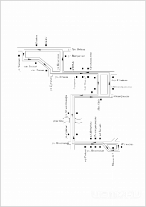 СХЕМА маршрута № 60