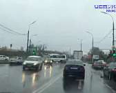 На ровном месте: ПАЗ и легковушка «повстречались» в дождливом Орле