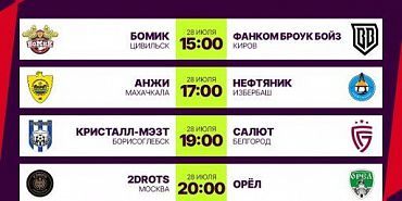Стала известна дата и время первого этапа Кубка России по футболу 