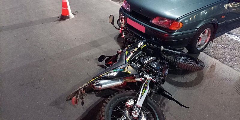 авария в Орле Юный мотоциклист попал в больницу в результате аварии в центре Орла